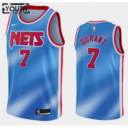 Brooklyn Nets Kevin Durant 7 2020-21 Nike Hardwood Classics Pelipaidat Swingman - Lasten